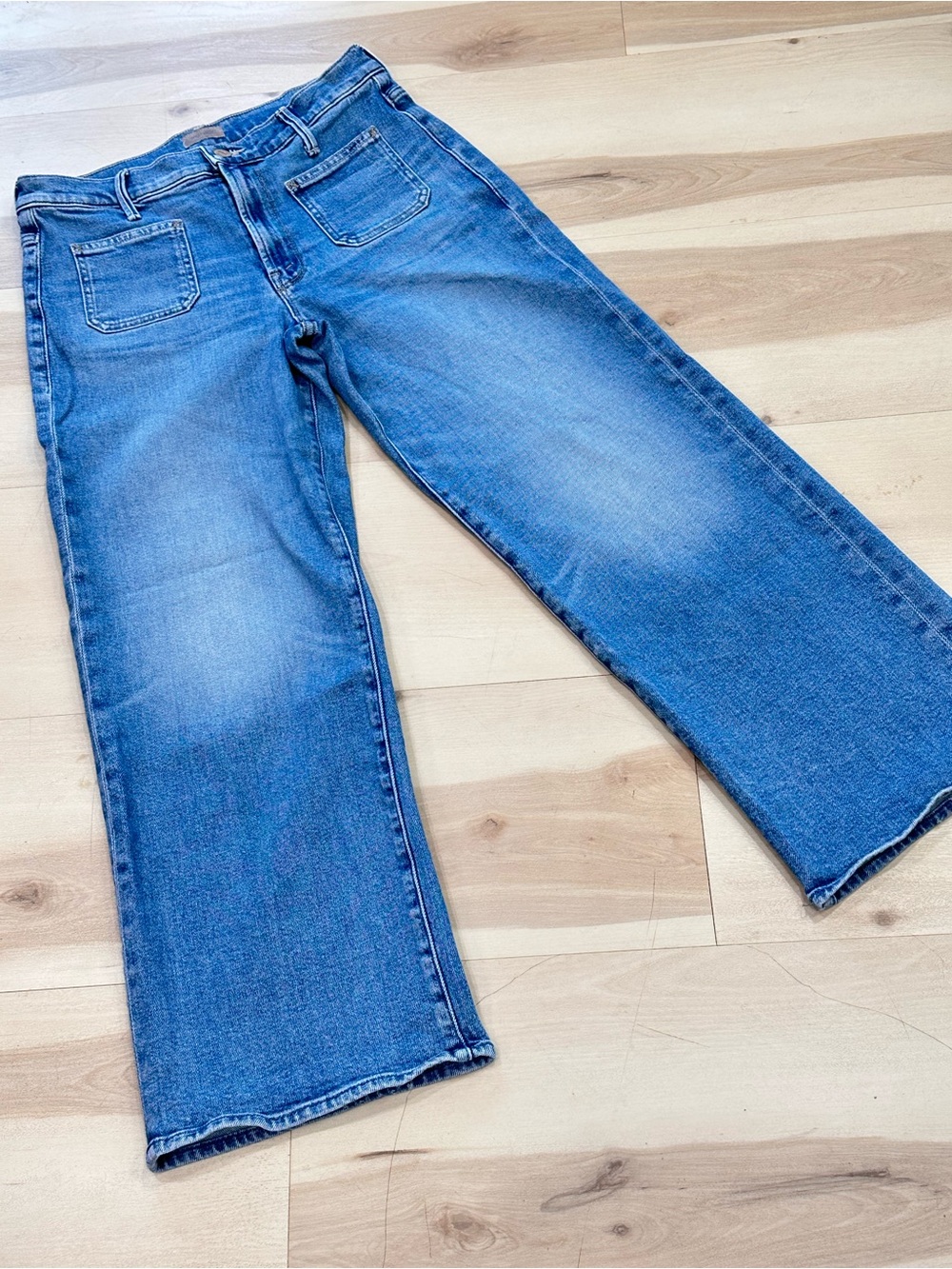 Mother Patch Pocket Mid Rise Maven Ankle Jeans Sz 28” - Picture 8 of 16